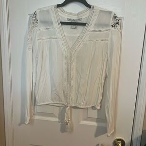 American Rag Cream color top “CLASSY”